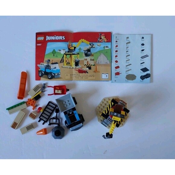 Lego Juniors Lot (10683, 10743, 10685, 10667, 10737 (2) Barman Cars Construction - Picture 5 of 7
